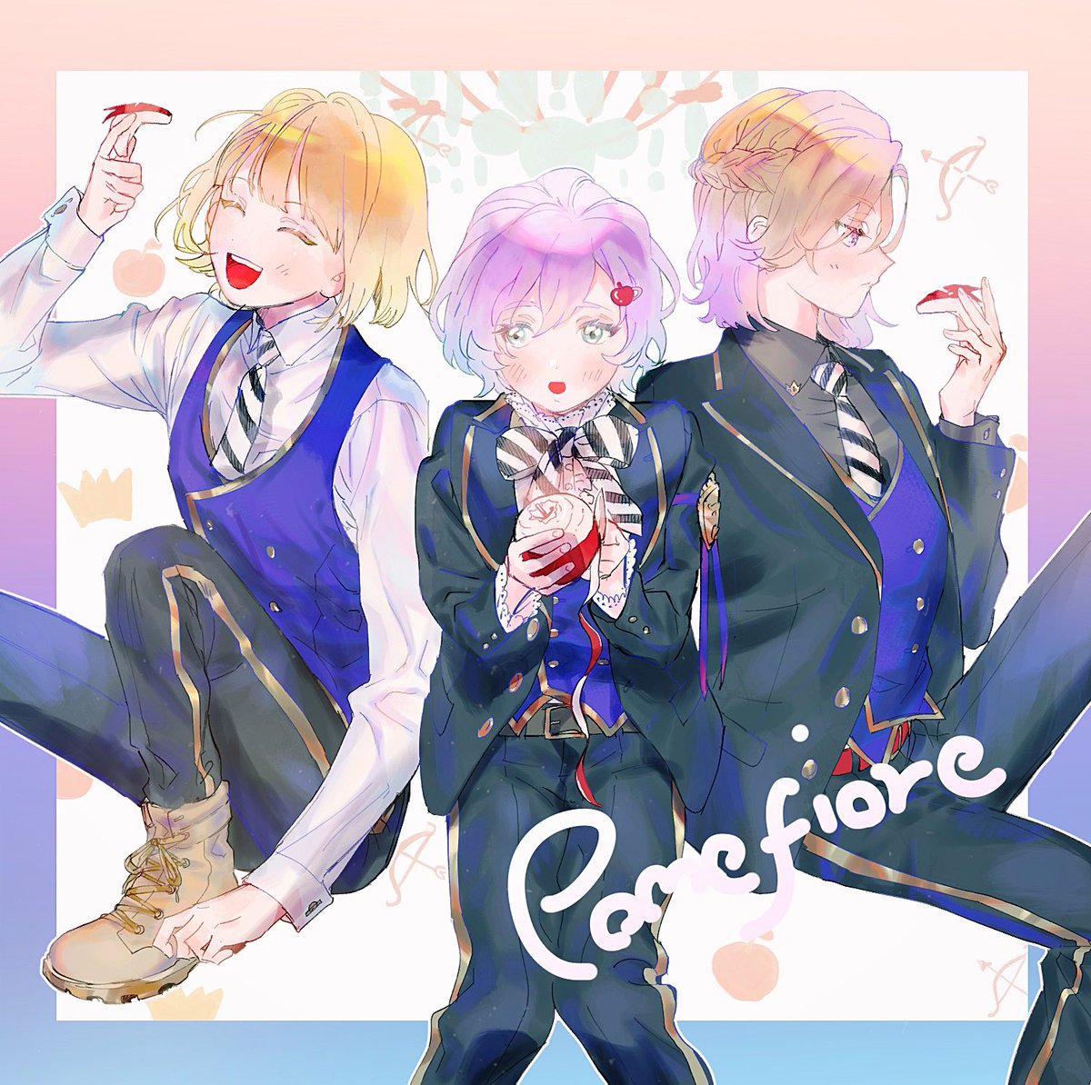 ツイステ ポムフィオーレ のイラスト ツイステ ポムフィオーレ のイラスト