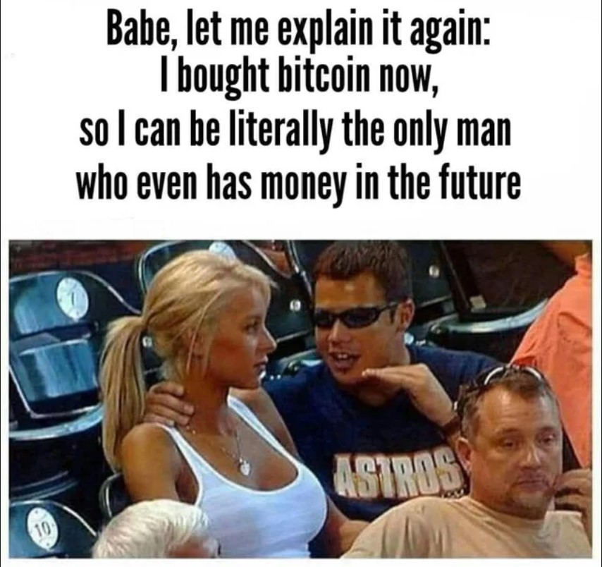 TradedogCrypto's tweet photo. This guy has got some🧠....

What do you think about this guy? Comment below👇👇

Follow us to get daily Technical Analysis and Latest Updates about the Cryptocurrency Industry and much more stuff😍.

#cryptomeme #bitcoinmemes
#MEMES #memesdaily #Bitcoin 2021 https://t.co/791UXRQrX3