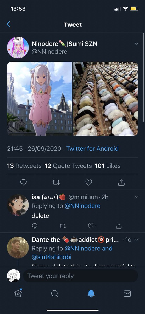 This person tweeted this n just a couple of ppl called them out. those same ppl aren’t very disrespectful. Saying things like «delete» and explaining why it’s offensive.All the person says is that because ppl insult them in dms (we have no proof that it’s true) they won’t delete