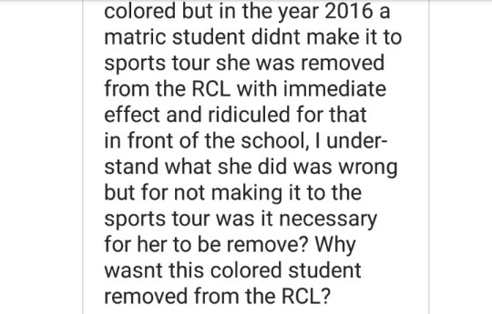 RHSRevolution20's tweet photo. The learner was allegedly hit by the current principal.
#RooseveltRacism
#ItsTimeForJustice
#LiberatingBlackYouth
#WhiteAutocracyMustFall https://t.co/sFVu1CgFOs