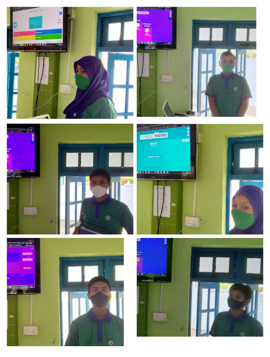Grade 8 students conduct a  presentation on synonyms