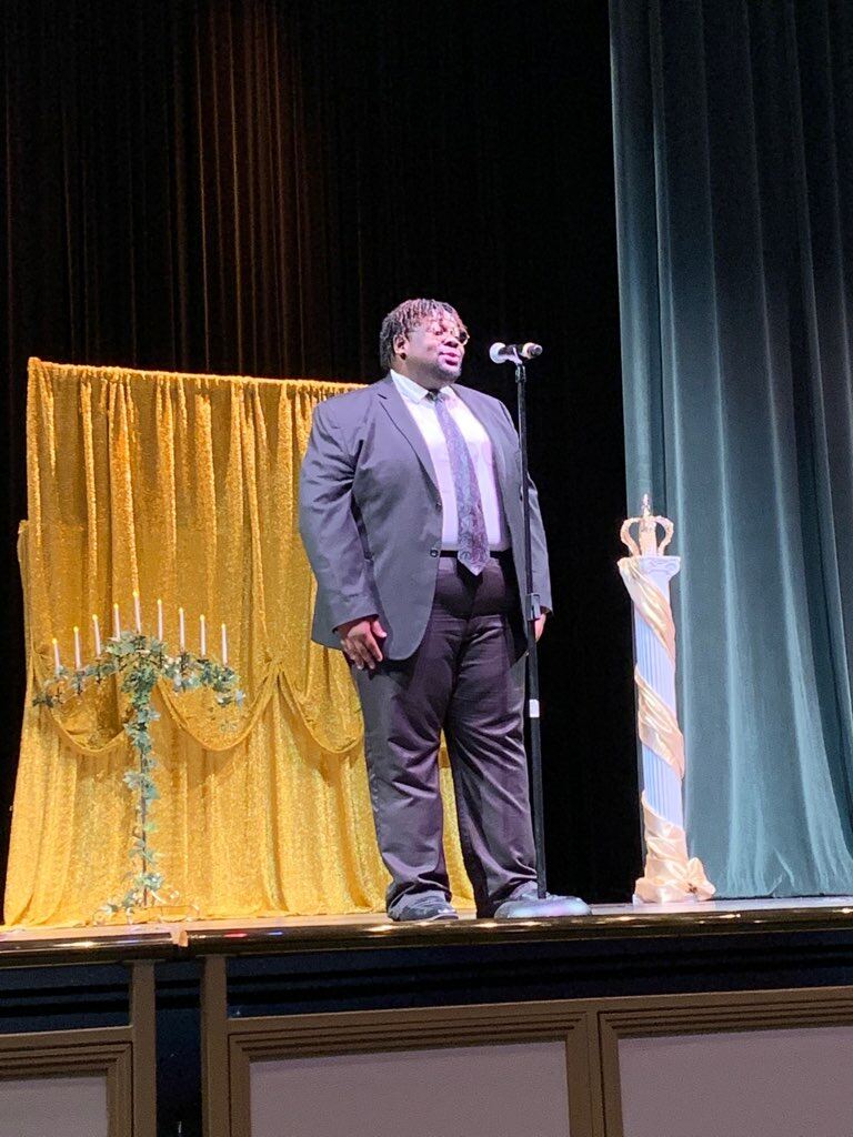 Norfolkstate's tweet photo. Congratulations to Mr.NSU 2020-2021 Joshua O'Bryant and Miss NSU 2020-2021 Elita J. Rushin who were crowned last night. President Dr. J sends her special congratulations to both Spartans. https://t.co/sB7bB0ZKC6