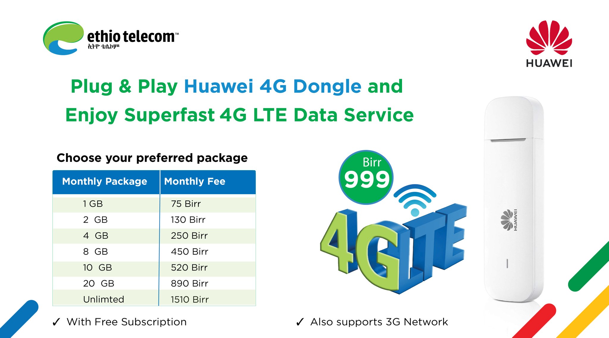 Ethio on Twitter "Experience Superfast 4G LTE Data Service