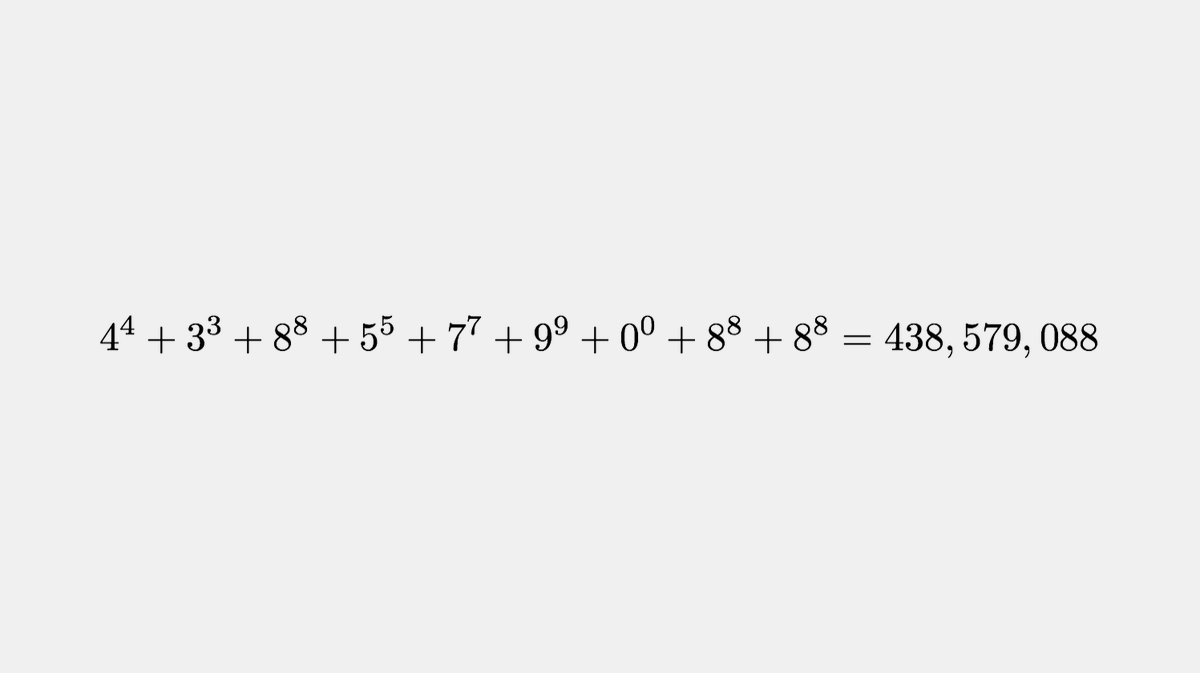 fermatslibrary's tweet photo. 438,579,088 and 3,435 are the only 2 numbers with this property https://t.co/9xzH6TqgqG