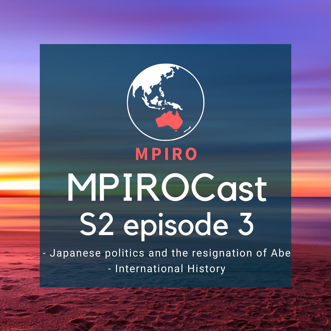 UniMelbIR's tweet photo. Episode 3 of Season 2 MPIROCast is OUT 🎧🎙️
This week Erika Soma discusses the recent resignation of Japan’s PM Abe Shinzo 🇯🇵 While Ben and @s__wajahat  discuss International History for the subject breakdown.
To listen to Episode 3, click here: https://t.co/vKqT0UEKWI... https://t.co/yf3HkFTiox
