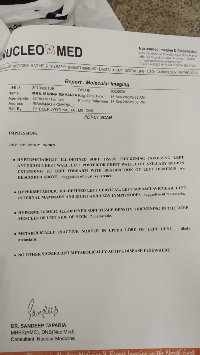 SharmisthaMaha8's tweet photo. @himantabiswa Sir 
My mother is a 4th stage breast cancer patient and we need an urgent amount of 20 lacs for her chemotherapy.we are unable to proceed her treatment because of our financial barrier. Kindly help us sir. #himantabiswassharma https://t.co/zHDEtIe0GB