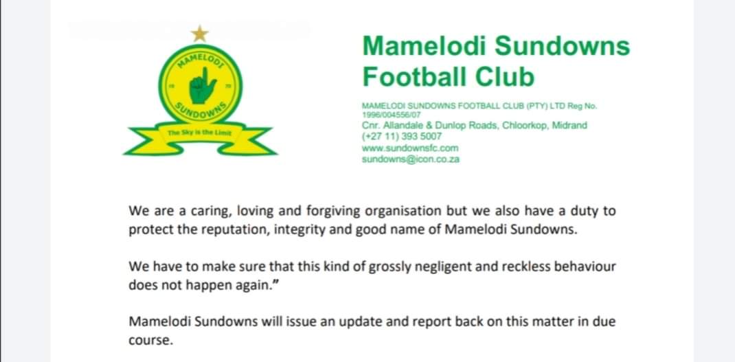 Mlandzeni1's tweet photo. Somebody must be fired for this embarrassment President. Good on you President Motsepe
#Sundowns
#Masandawana
#Langerman
#NedbankCup2020 https://t.co/gfqTKaUmAR