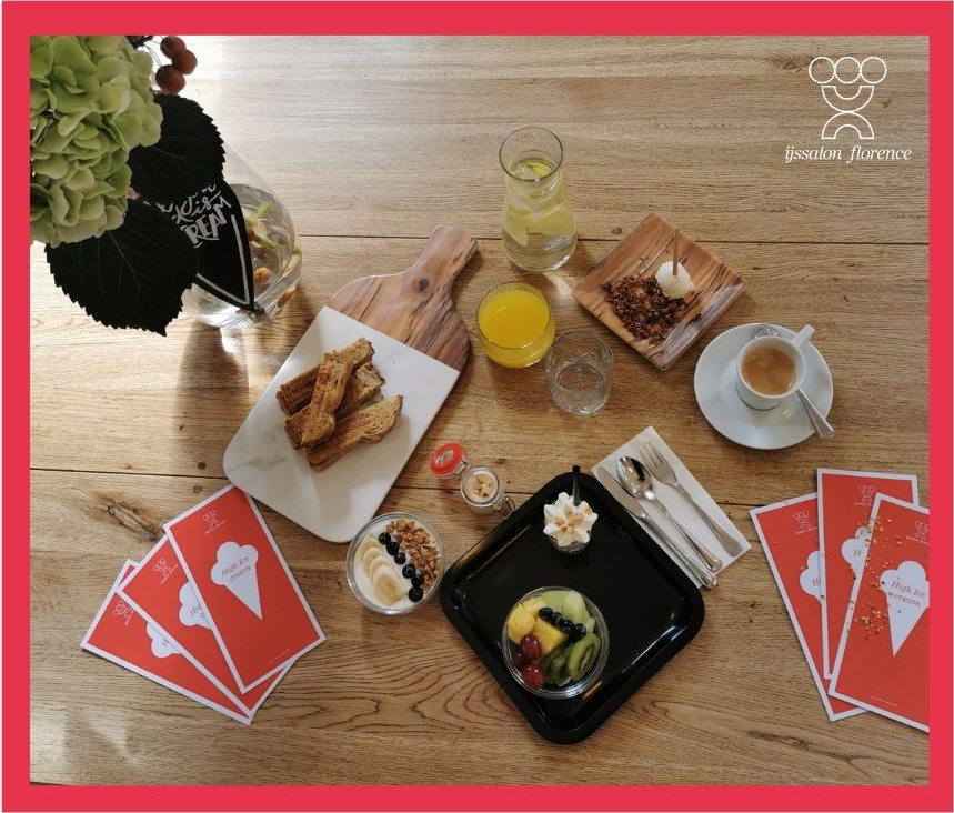 Het weer wordt minder, hoe lekker is het dan om bij ijssalon florence een high ice lunch te reserveren?