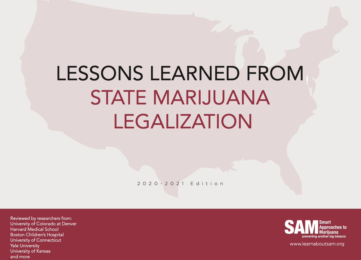 Today, we are pleased to announce the release of our fourth annual “Lessons Learned from Marijuana Legalization” Impact Report. https://learnaboutsam.org/wp-content/uploads/2020/09/2020-Impact-Report.pdf