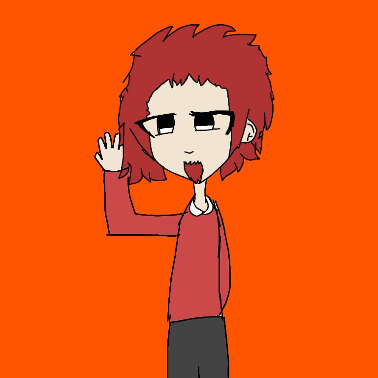 みかんの動画班に新しく入ってきた人の剣豪さんを描いてみた