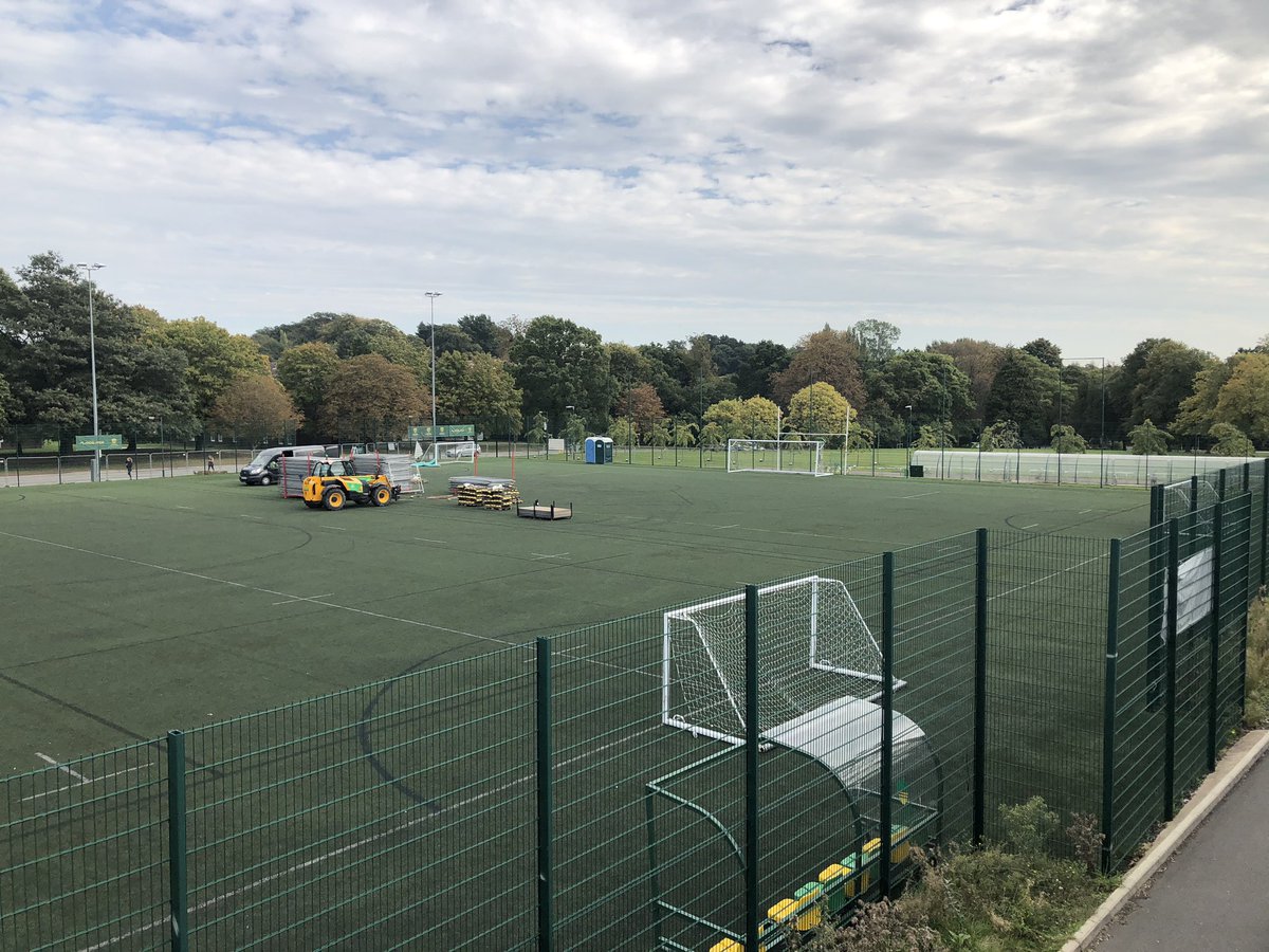Facility Development | Excited to see work has begun on the resurfacing of <a href="/UoNSport/">University of Nottingham Sport</a>’s DRSV 3G pitch today 🏗 it will feature new LED floodlights, scoreboard and dug outs. Another great upgrade to our world class facility offer! #GreenAndGold #SportsUniversityOfTheYear 🔰