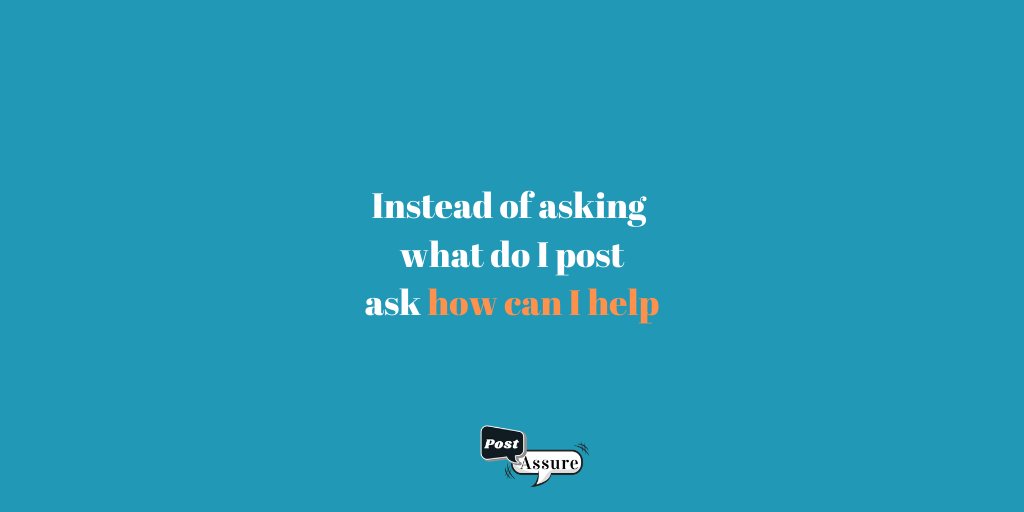 PostAssure's tweet photo. Shout out to all of the business owners out there. Now, more than ever, we as business owners need to SERVE our customers. ⁠
⁠
 If you'd like help understanding and reaching your ideal customer a little better, then be sure to contact us! https://t.co/BOVNPZqviZ

#socialmedia https://t.co/hJzs7FdvA3