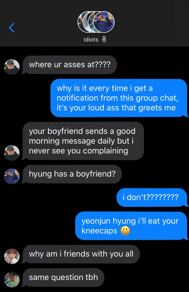 83. why are they like this (this is from gyu’s pov now)