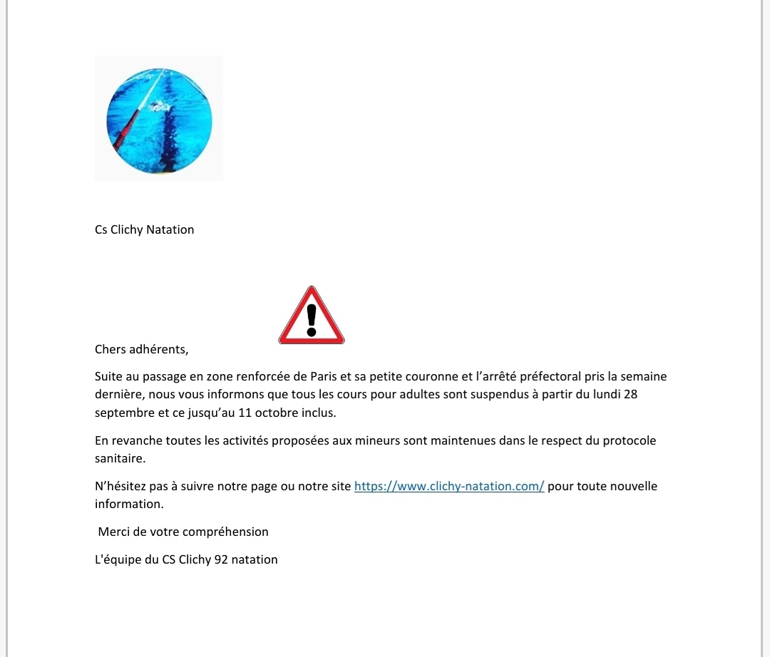 Cs Clichy Natation 92 tweet media