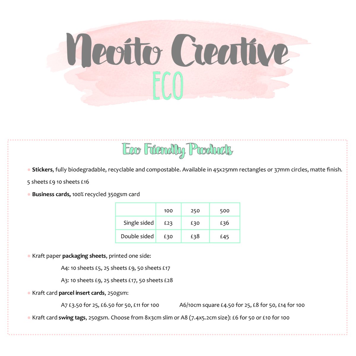 NeoitoCreative's tweet photo. Happy October everyone! I have updated my price lists for my most popular stationery products. You can see the whole range at https://t.co/FiF7qSU06q
#EarlyBiz #WomanInBiz #ShopSmallUK https://t.co/md4X2gQysH