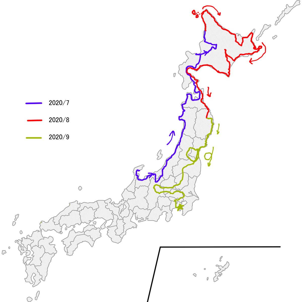 ネジ＠自転車日本一周2020完 tweet media