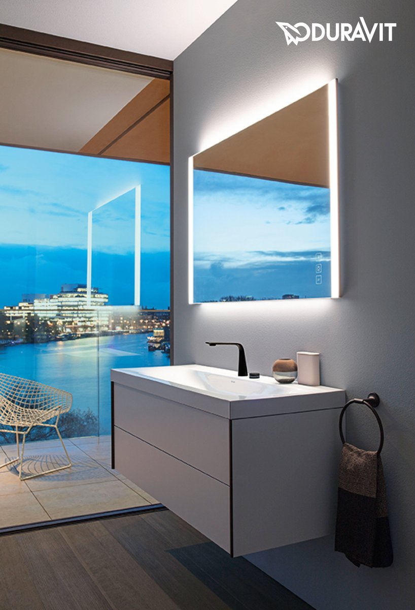 Duravit's tweet photo. What will the bathroom of tomorrow be like? With the #Viu ceramic series and #XViu matching furniture, our answer is: holistic yet unique. With 4 brand new washbasin styles, this collection offers increased options for a very personalized #dreambathroom. #Duravit #siegerdesign https://t.co/iFANSiJMQ1