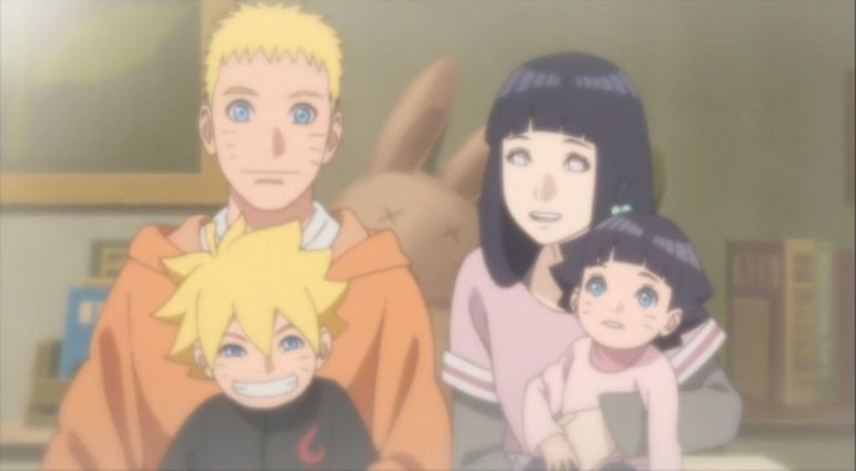 naruto becoming the seventh hokage and hinata becoming a loving mother to their kids. everything they've been through was worth it, finally having their sweet kids with them to make them happy and proud. they deserved it, so so much.