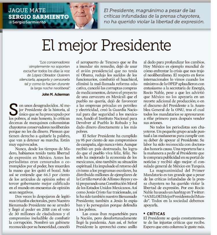 Clionautica's tweet photo. Para que ⁦@lopezobrador_⁩ se ponga muy contento: https://t.co/dndop8s4mp