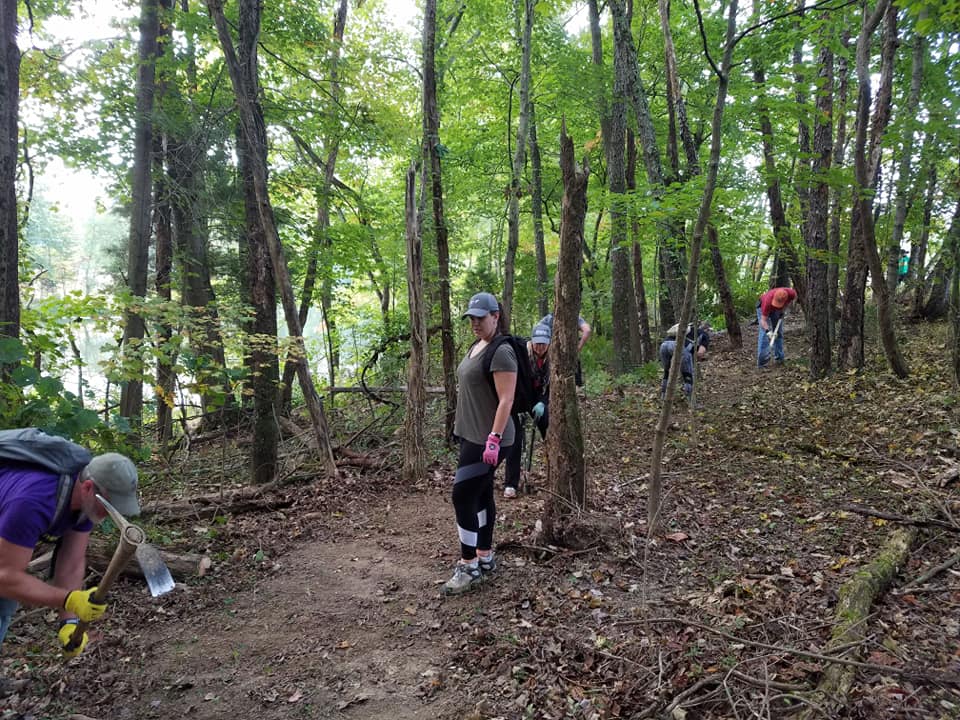 Thanks to the great volunteers who came out yesterday to help with trail maintenance at Mount St. Francis! This was one of our most attended Trailblazers event ever. We so appreciate all of you!