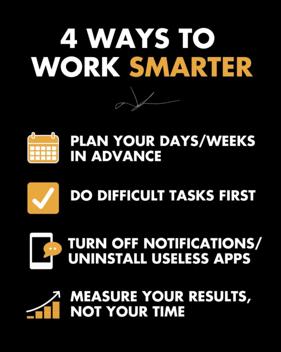 4 simple things you can do to work smarter, not harder.