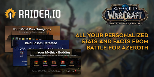 Raiderio On Twitter Proud To Announce The Bfa Expansion Review See Your Entire Expansion In Stats And Share Them On Twitter Https T Co 5ekqy21xt7 Click Here To See How Https T Co X8yj10d1bl