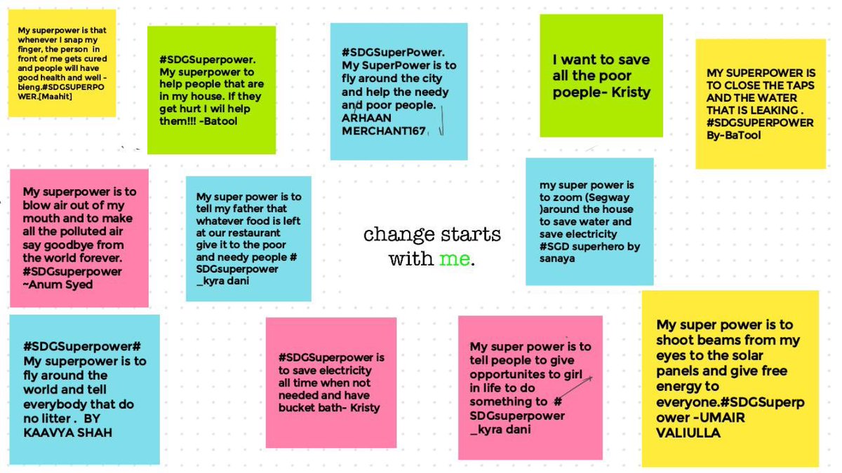 Reading #Frieda, a small yet powerful resource about a young girl who is determined to make a change in the world, created a massive impact on our little superheroes. An insightful conversation &amp; loads of reflection led to this! 

#sdgweek2020 #SDGs #SDGAction #grade4
