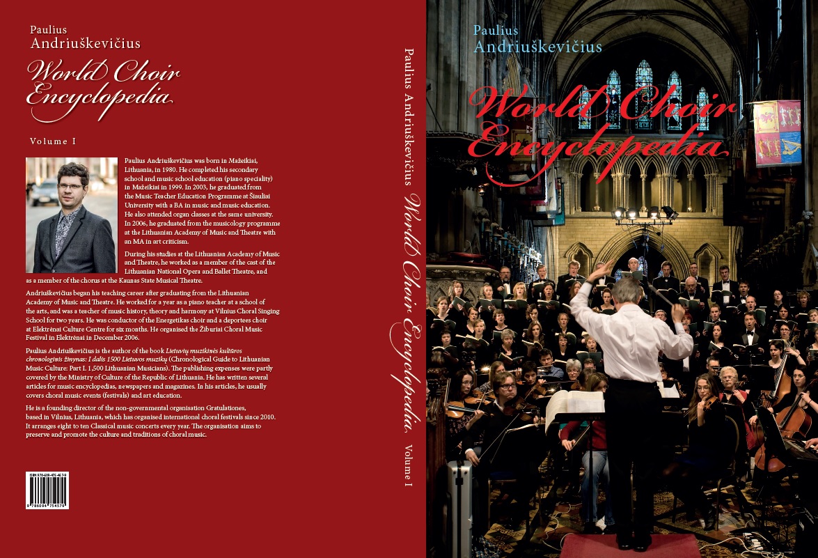 ChoirWorld's tweet photo. Buy the book WORLD CHOIR ENCYCLOPEDIA, Volume I

If you want to buy the book, please write us via email: paulius.muzika@gmail.com
We will send an invoice to you.
The cost: 25 EUR / 1 book + postal fee

Sincerely,
Paulius Andriuškevičius, author https://t.co/EPMfCOgDZO