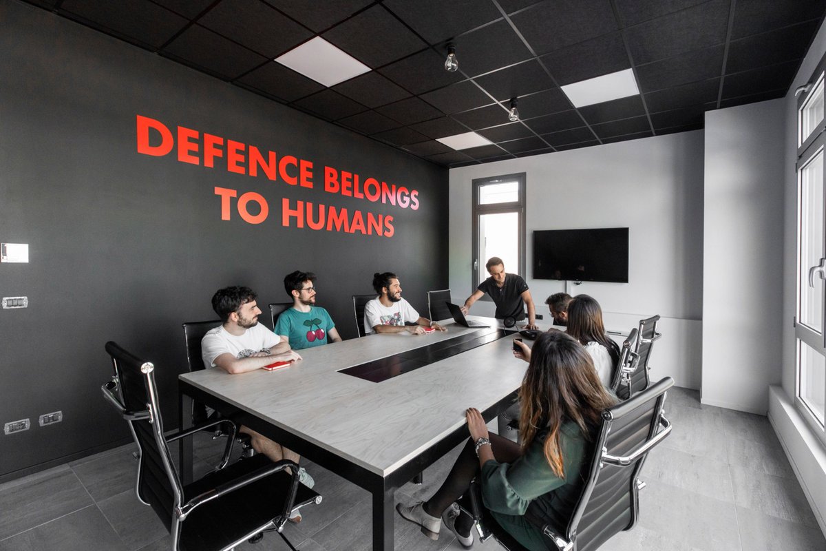 Defence Belongs To Humans.
In questo crediamo e per questo quotidianamente ci battiamo.

Grazie anche ai nostri architetti de #Laprimastanza per la splendida progettazione e al nostro fotografo #LorenzoBurlando per le immagini di altissima qualità.