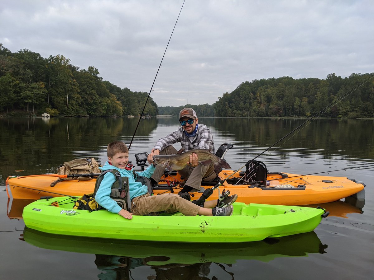 YakLogic's tweet image. Awesome channel cat on a crankbait, turned a slow day into a memorable one! 
#channelcat #kayaks