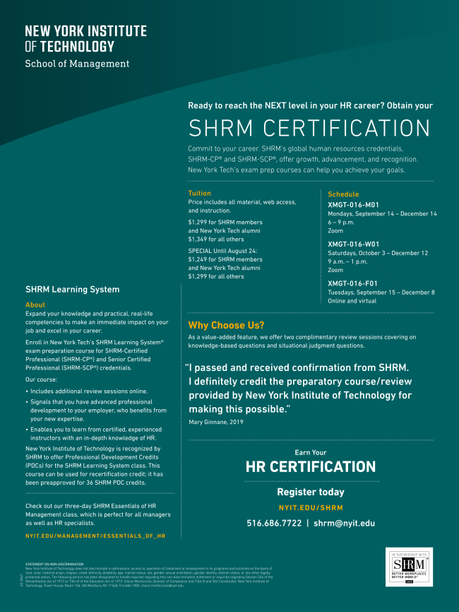 Know someone who might be interested in taking the SHRM certification exam this fall? conta.cc/2G5ME4r