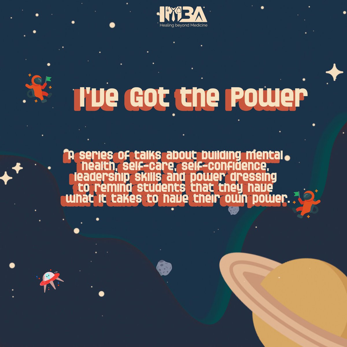 imba_md's tweet photo. In this other world that is med school, we would like to welcome you to IMBA. We will show you that that the limits that held you back no longer exist &amp; the sky has no limit. 🚀
 
Are you ready to go out of this world? Join IMBA and take your place among the stars! 🌟 https://t.co/wevWPN6nhC