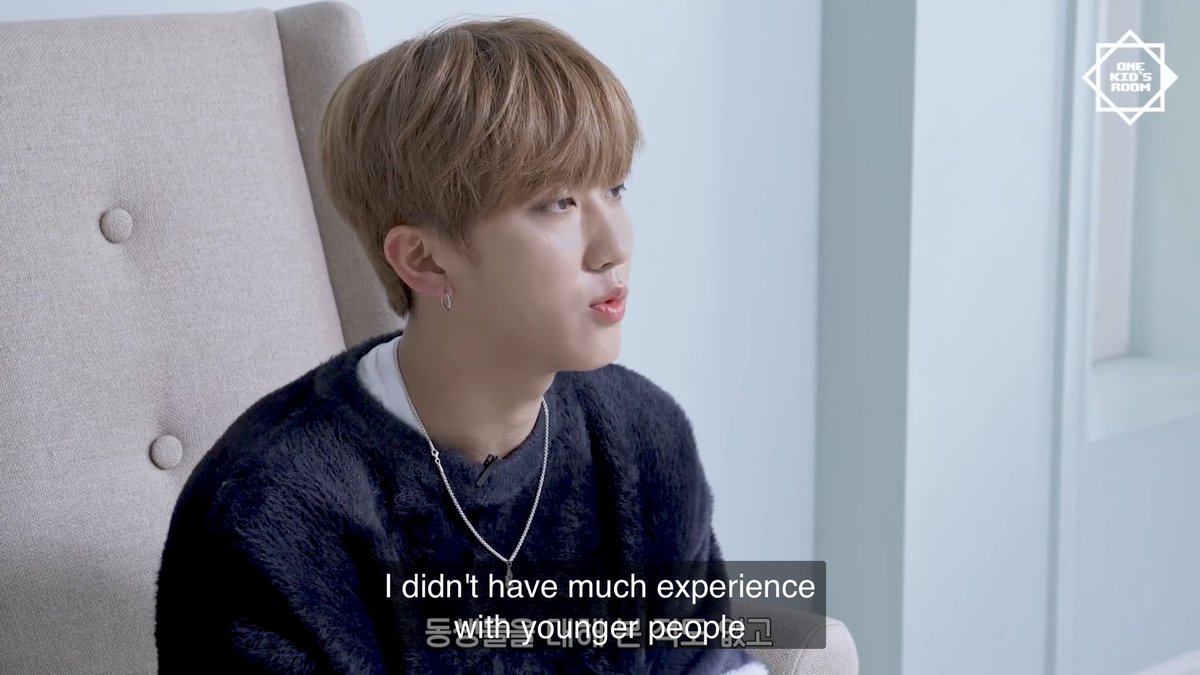 changbin constantly tries his best to be someone all the members can rely on! in this one kids room episode he also talked about being more of a listener because he always prioritizes how the other person feels, before anything else.