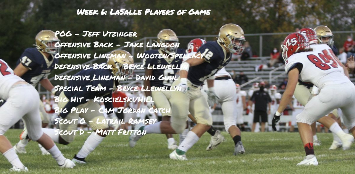 CathedralFBall's tweet photo. ☘️🏈 Week 6 Players of the Game!!! https://t.co/PrY4oHN9NV