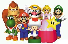 Mario Party (1999) The first Mario Party introduces many staples. Such as, earning coins on blue spaces, losing coins on red spaces, Event spaces in where you either gain coins or lose coins, buy items with coins, and winning coins in minigames. The coin design is based on 64.