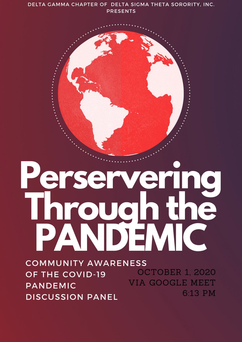 This past year we have all experienced life-altering changes due to the recent outbreak of COVID-19. This Wednesday, join <a href="/TSU_Deltas/">Delta Gamma</a> as we discuss the reality of life with the outbreak, along with educational resources to gain an awareness of the virus.