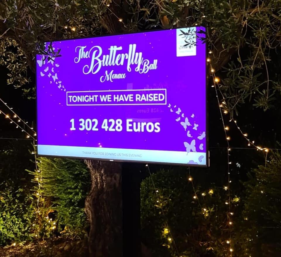 WOW! What a fantastic achievement. Thank you so much @JohnDCaudwell @Vzesniauskaite for organising and hosting the #cyclemontecarlo and #ButterflyBallMonaco this week. An incredible 1.3million Euros raised for @caudwellkids to help disabled children (1/2)