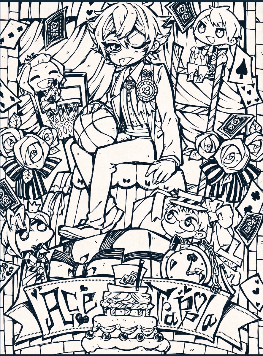 座右の銘は隙間なく描いて誤魔化せ? #繋がらなくていいから俺の線画を見てくれ 