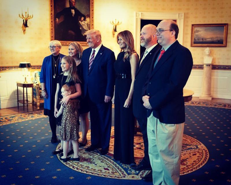 FLOTUS45's tweet photo. Last night we recognized our #GoldStarFamilies with a moving candlelight ceremony to remember those taken from us too soon. Thank you to our #GoldStarFamilies &amp; #GoldStarMothers as we gathered to honor the memory of your loved ones for their sacrifice &amp; bravery. https://t.co/WOhmwTcGAR