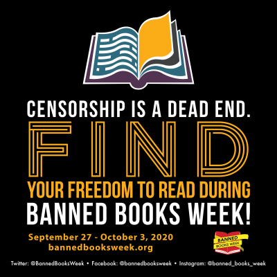 bvswlibrary's tweet photo. It's Banned Books Week - are you a #rebelreader? In this week's book talk, Mrs. Bowlin discusses an often-challenged book, Eleanor & Park. https://t.co/ICPTiAMwJ6 https://t.co/woVCxq4d9I
