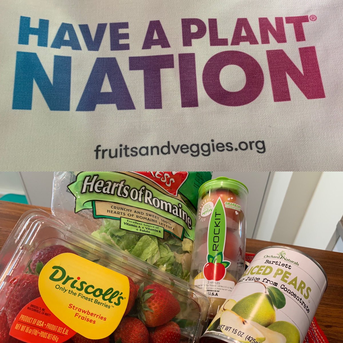 lesliebonci's tweet photo. #ActiveAdvice-A-pear-antly, strawberries, romaine and sockittome with these RockIt apples bring the nutritional punch and delicious crunch to the palate and plate #NVFM #Fruits_Veggies #Haveaplantnation #haveaplant #activeadvice #fuelsofengagement https://t.co/1AjmRjp7rM