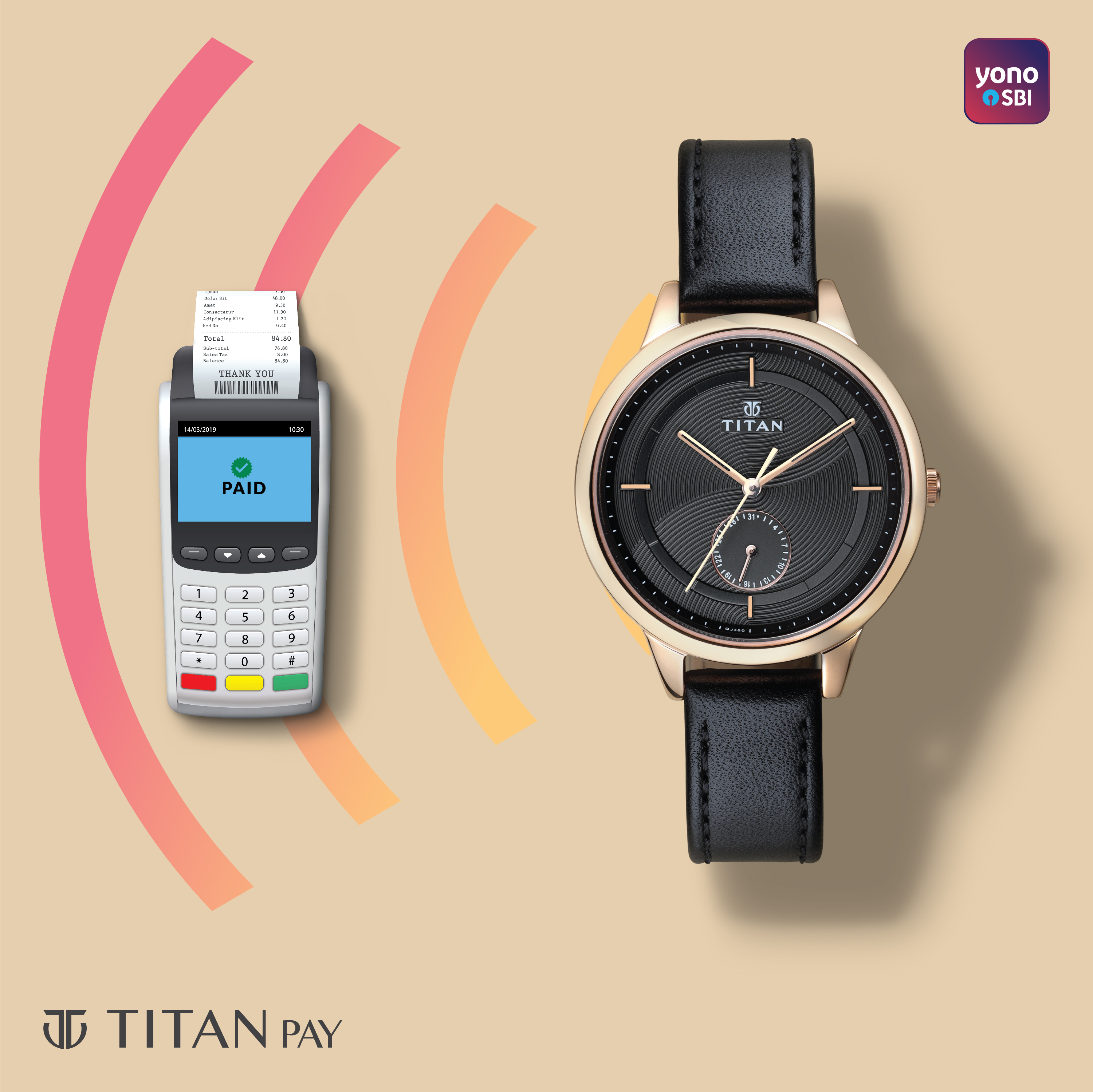 Titan payment outlet watch cost