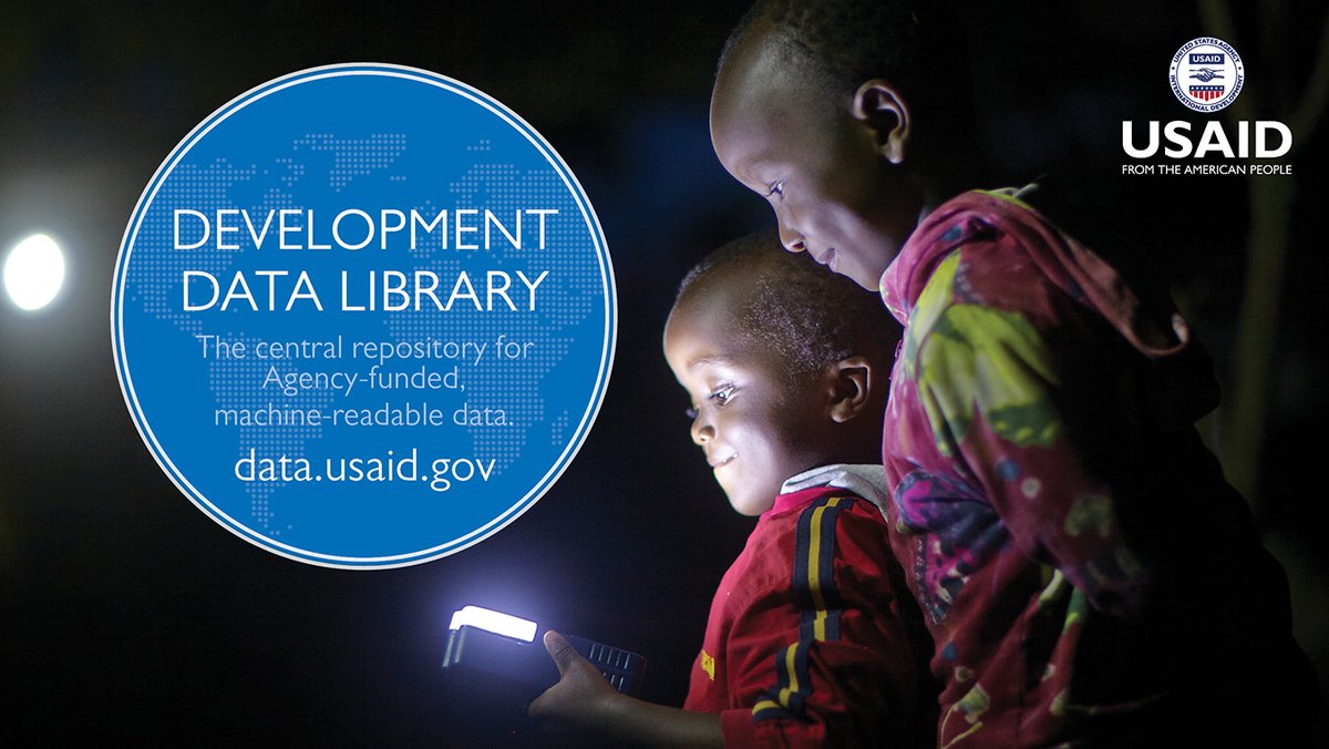 USAID_Data's tweet photo. Looking for #DevDataDoneRight? Look no further than the Development Data Library (DDL), THE data repository for @USAID. Find out how #data users like YOU can discover and share vital development data with the DDL:
https://t.co/W5amInOBv6 https://t.co/hqesieHPCY