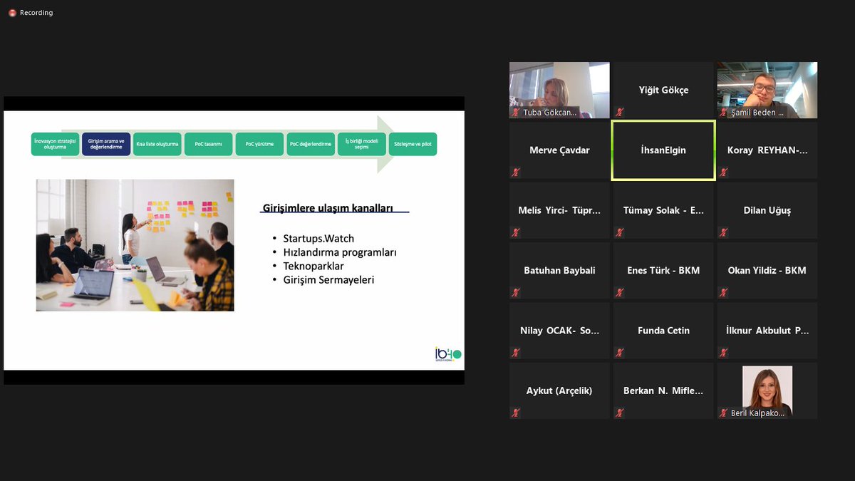 4Birligi's tweet photo. İş Birliği 4.0 Platformu Pilot Eğitim programının son mentorluğunu gerçekleştirdik!

İş birliği sürecinin sistematik yol haritası her iki perspektiften ele alındı ve mentorluğun son kısmında @ihsanelgin hem girişimcilerin hem de kurum temsilcilerinin sorularını cevapladı. https://t.co/Cve8IEOpZK