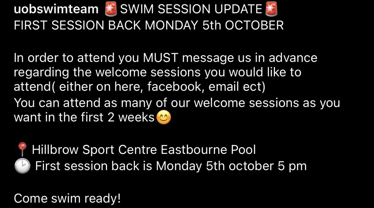 Brighton Uni Swim Team (@uobswimteam) on Twitter photo 