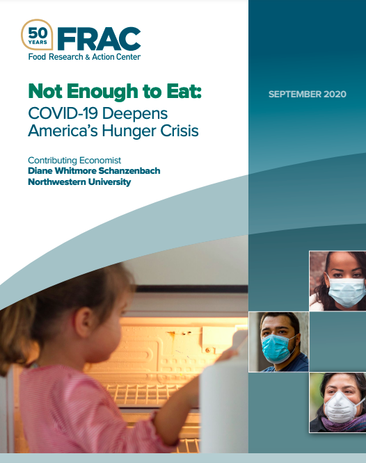 .<a href="/fractweets/">Food Research & Action Center</a>  "Not Enough to Eat: COVID-19 Deepens America’s Hunger Crisis" finds Black &amp; Latinx households, women, &amp; children have been particularly hit hard during the pandemic &amp; underscores the importance of federal nutrition programs. frac.org/wp-content/upl…