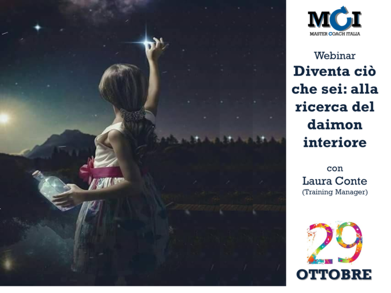 MasterCoachIta's tweet photo. Webinar Formativo
DIVENTA CIO’ CHE SEI: ALLA RICERCA DEL DAIMON INTERIORE con Laura Conte (Training Manager)
29 Ottobre 2020 | 18.30/20.30 Online

Posti LIMITATI
Per info:
https://t.co/sjSllz1Hje
#coach #coaching #mci https://t.co/GgduzngINo