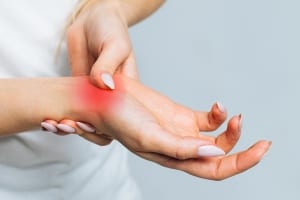 A few of the Symptoms of Carpal Tunnel:-Numbness and tingling in the hands and fingers.-Pain at the wrists/hands.-Weakness in grip strength.-Stiffness of wrist joints.