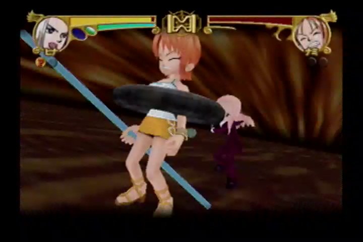 Uzivatel ミサンガ Na Twitteru Onepiece グランドバトル３ ナミ 黒檻のヒナ リョナ コラ オリオリの実の能力で動きを封じられ ヒナの必殺技 禁縛 を受けるナミ 試しに グランドバトル３以外からの音声を入れてみました こういうのは思ったよりも難しいです