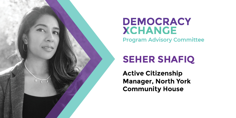 dxcsummit's tweet photo. With a deep passion for community building, shifting narratives, and building an inclusive democracy, @seher_shafiq is today's #PACprofile. As Active Citizenship Manager for @nychonline, she is co-designing new civic engagement programming.
 
Learn more: https://t.co/3xC3bWC7Te https://t.co/bb67lyyziA